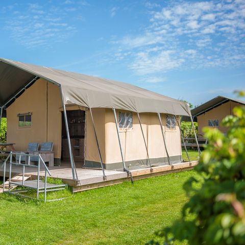 CANVAS AND WOOD TENT 4 people - Safari tent