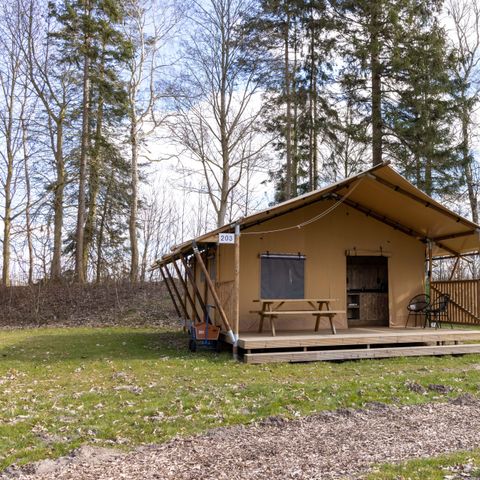 CANVAS AND WOOD TENT 6 people - Safari tent