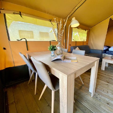 CANVAS AND WOOD TENT 4 people - Zeeduin