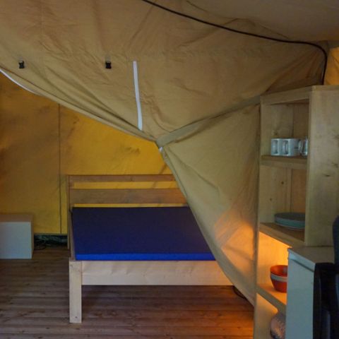 CANVAS AND WOOD TENT 6 people - Safari tent